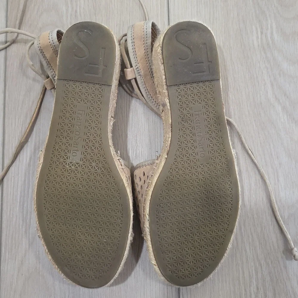 Franco Sarto Women's Beige Espadrilles